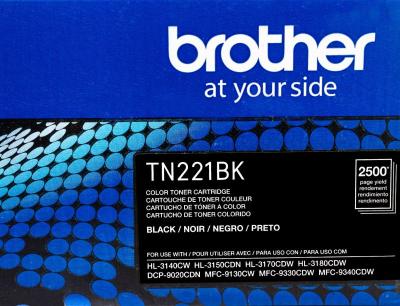 Toner Brother Tn-221bk Black (Hl-3150cdn, Hl3170cd...